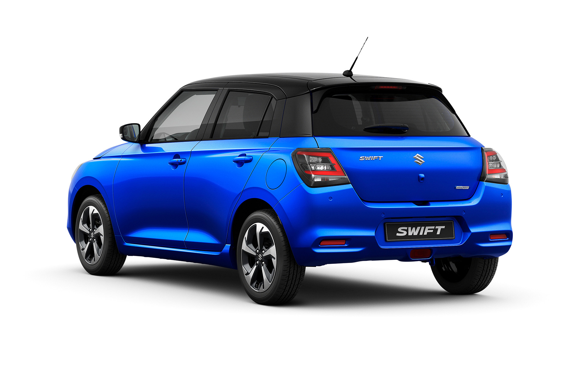 Suzuki Swift Heckansicht mit LED-Rücklichtern