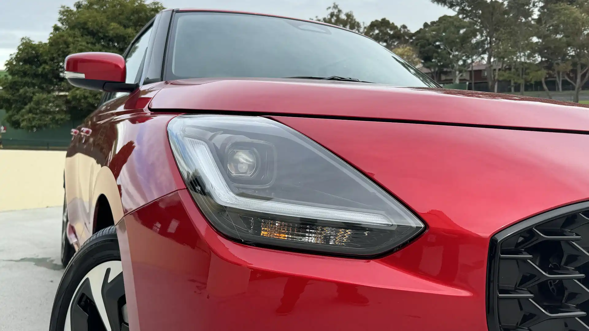 Suzuki Swift LED-Scheinwerfer Nahaufnahme